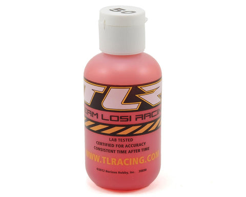 Team Losi Racing TLR74027 50 Silicone Shock Oil, 50wt, 4oz