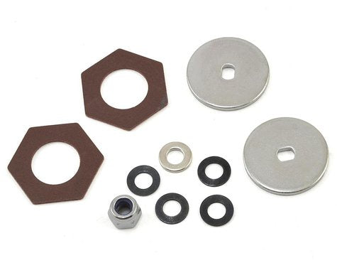 Traxxas 8254 Rebuild kit, slipper clutch (steel disc (2)/ friction insert (2)/ 4.0mm NL (1)/ spring washers (4), metal washer (1)) 0.034