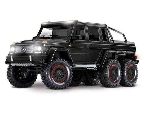 Traxxas 88096-4-BLK TRX-6 Scale and Trail Crawler with Mercedes-Benz® G 63® AMG Body: 6X6 Electric Trail Truck with TQi Traxxas Link