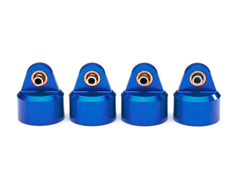 Traxxas 8964X Shock caps, aluminum (blue-anodized), GT-Maxx® shocks (4) 0