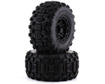 Traxxas 8973 Maxx Pre-Mounted Sledgehammer Tires w/17mm Wheels (Black) (2)