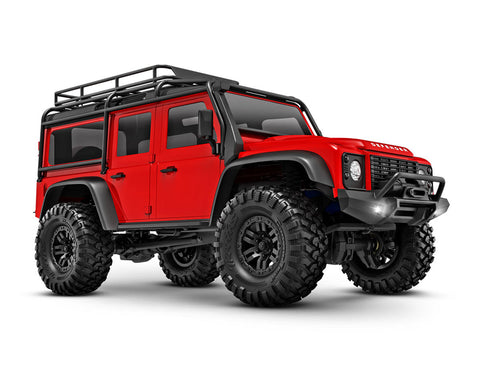 AVAILABLE IN STORE: Traxxas 97054-1 1/18 Trx-4M W/Land Rover Defender Body Red