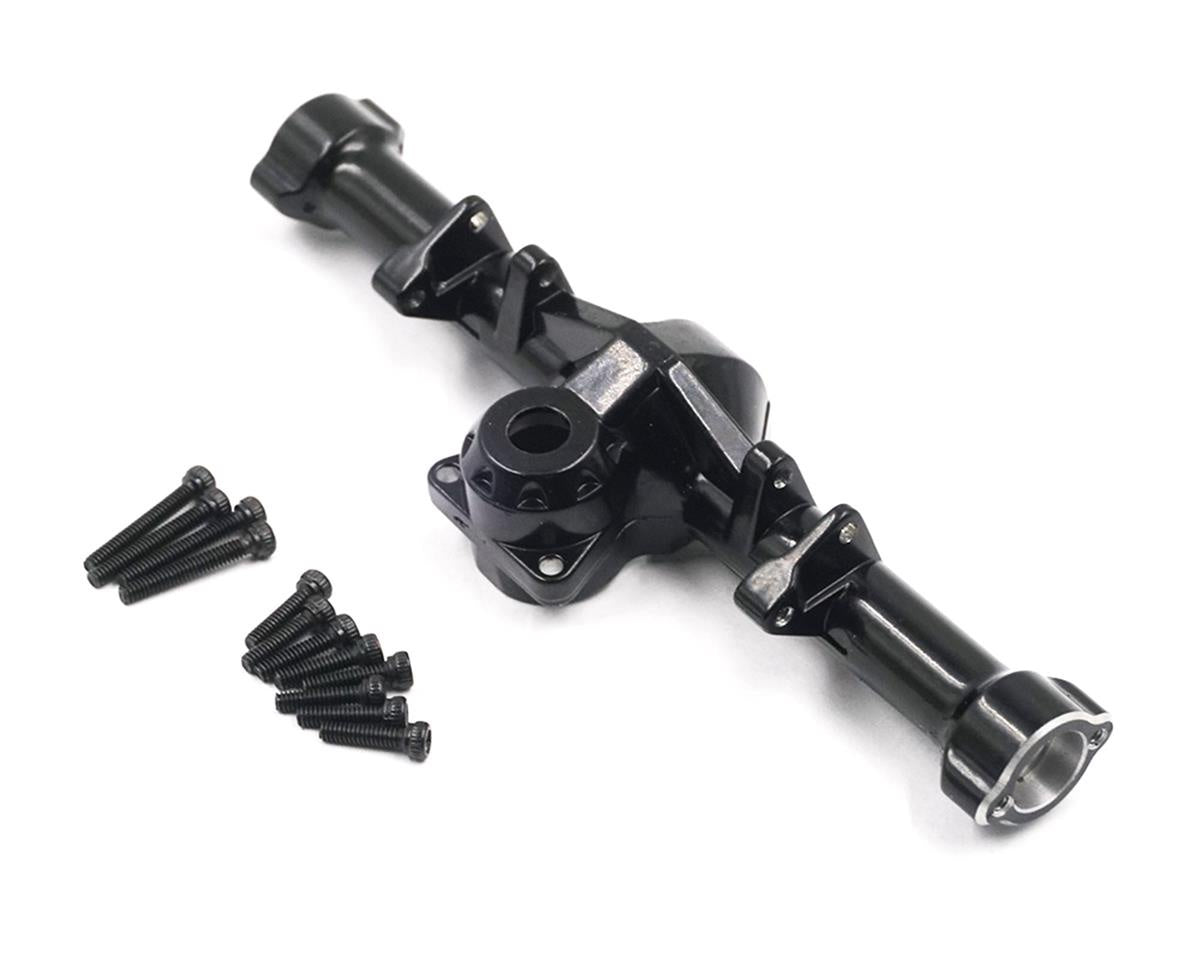 Yeah Racing AXSC-066 SCX24 Aluminum Rear Axle Housing (Black)