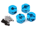 Yeah Racing WA-016BU Aluminum Clamping 12mm Hex (Blue) (4) (6mm)