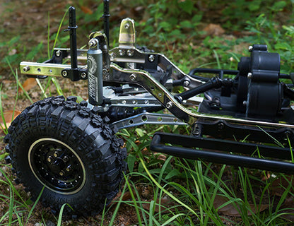 Yeah Racing DDL-110BK 110mm Desert Lizard Two Stage Internal Spring Damper Pair Black For Crawler